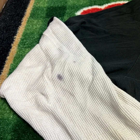 MMA Elite Mens 2XL T Shirt Long Sleeve Waffle Knit Sleeves Black - Picture 4 of 6